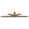 Ekena Millwork Redmond Rough Sawn Timber Gable Bracket, Douglas Fir, 108"W x 27"H x 2"D x 6"F, 6/12 Pitch GBW108X27X0206RED00RDF - alternate 3